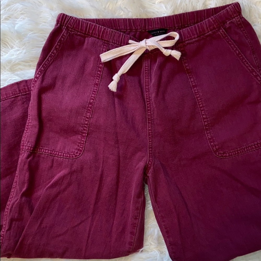 Lucky Brand washed denim loungy pants